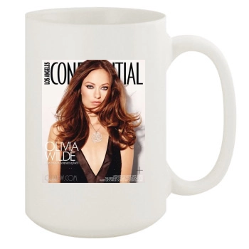 Olivia Wilde 15oz White Mug