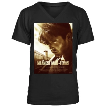 The Meanest Man in Texas (2017) Men's V-Neck T-Shirt