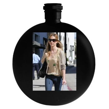 Sarah Michelle Gellar Round Flask