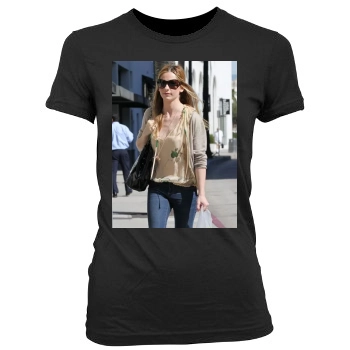 Sarah Michelle Gellar Women's Junior Cut Crewneck T-Shirt