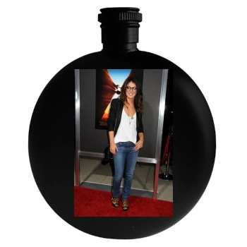 Shenae Grimes Round Flask