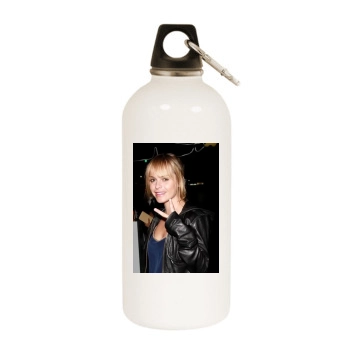 Taryn Manning White Water Bottle With Carabiner