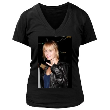 Taryn Manning Women's Deep V-Neck TShirt