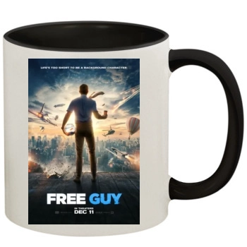 Free Guy (2020) 11oz Colored Inner & Handle Mug