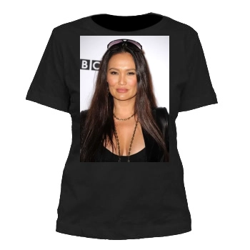 Tia Carrere Women's Cut T-Shirt