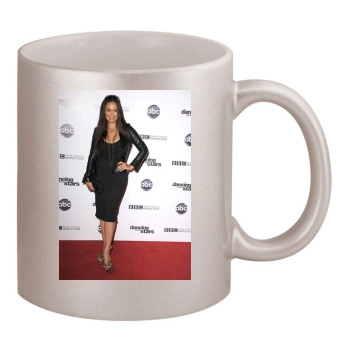 Tia Carrere 11oz Metallic Silver Mug