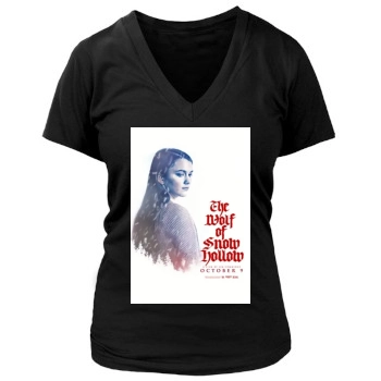 The Wolf of Snow Hollow (2020) Women's Deep V-Neck TShirt