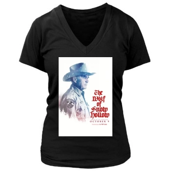 The Wolf of Snow Hollow (2020) Women's Deep V-Neck TShirt