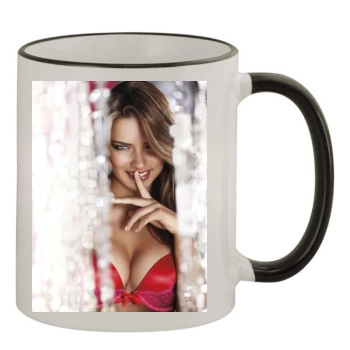 Adriana Lima 11oz Colored Rim & Handle Mug