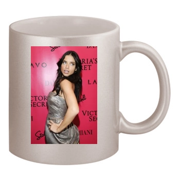 Adriana Lima 11oz Metallic Silver Mug