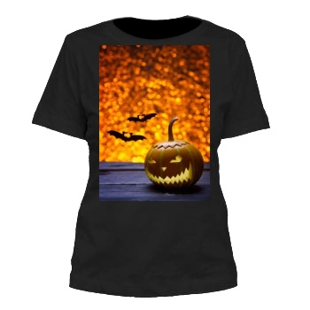 Halloween Holiday Women's Cut T-Shirt