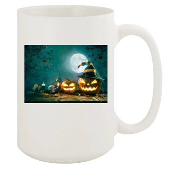 Halloween Holiday 15oz White Mug