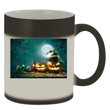 Halloween Holiday Color Changing Mug