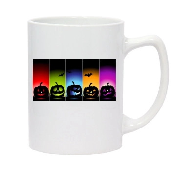 Halloween Holiday 14oz White Statesman Mug