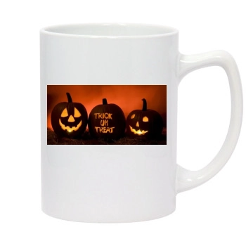 Halloween Holiday 14oz White Statesman Mug