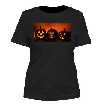 Halloween Holiday Women's Cut T-Shirt