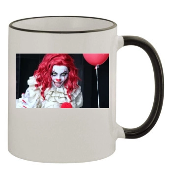 Halloween Holiday 11oz Colored Rim & Handle Mug