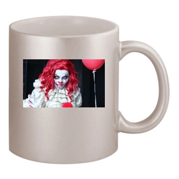 Halloween Holiday 11oz Metallic Silver Mug