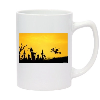 Halloween Holiday 14oz White Statesman Mug