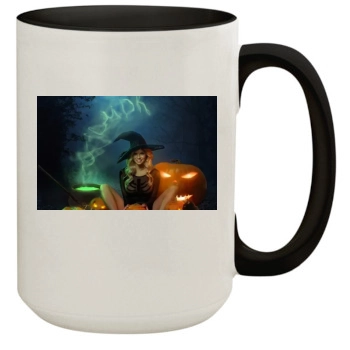 Halloween Holiday 15oz Colored Inner & Handle Mug