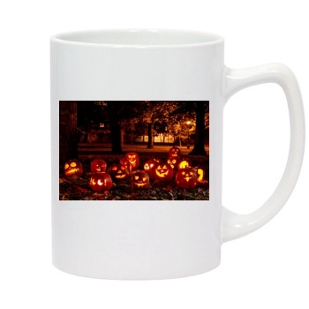 Halloween Holiday 14oz White Statesman Mug