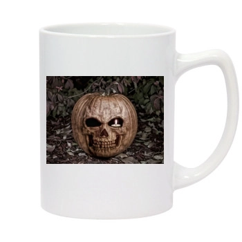 Halloween Holiday 14oz White Statesman Mug