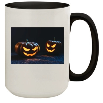 Halloween Holiday 15oz Colored Inner & Handle Mug