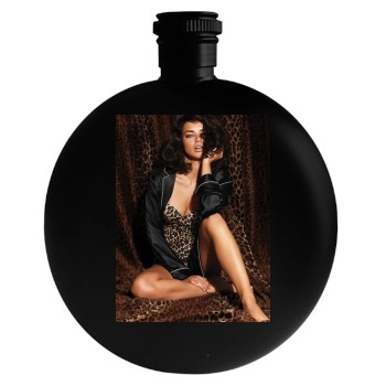 Adriana Lima Round Flask