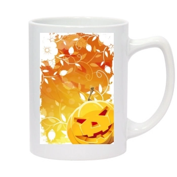 Halloween Holiday 14oz White Statesman Mug