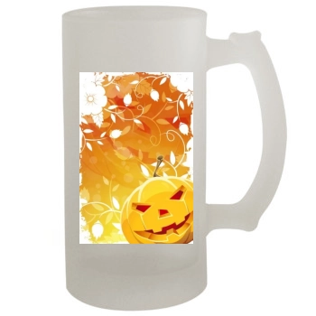 Halloween Holiday 16oz Frosted Beer Stein