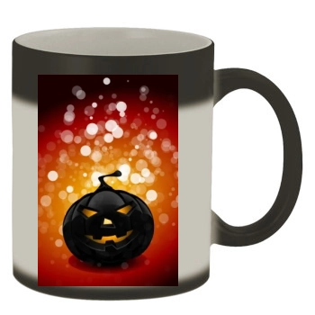 Halloween Holiday Color Changing Mug