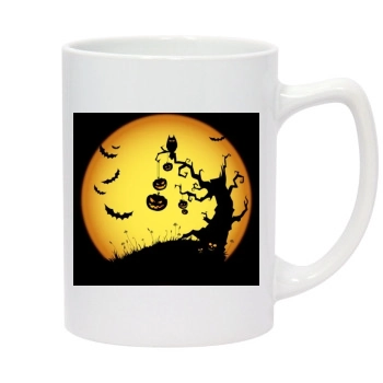 Halloween Holiday 14oz White Statesman Mug