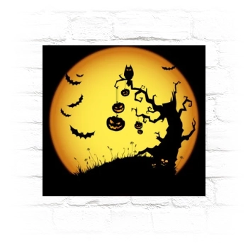 Halloween Holiday Metal Wall Art