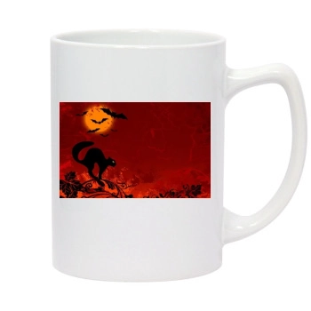 Halloween Holiday 14oz White Statesman Mug