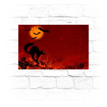 Halloween Holiday Metal Wall Art