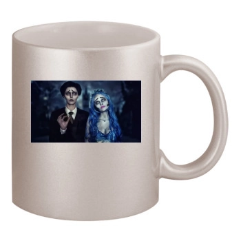 Halloween Holiday 11oz Metallic Silver Mug