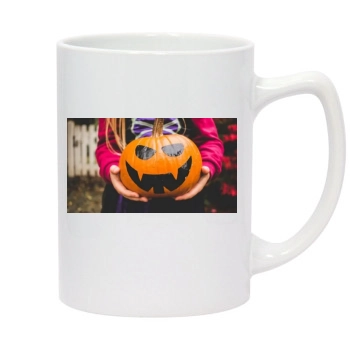 Halloween Holiday 14oz White Statesman Mug