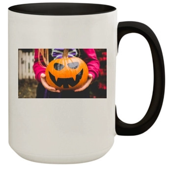 Halloween Holiday 15oz Colored Inner & Handle Mug