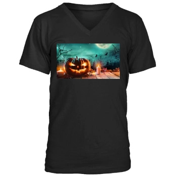 Halloween Holiday Men's V-Neck T-Shirt