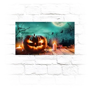 Halloween Holiday Metal Wall Art