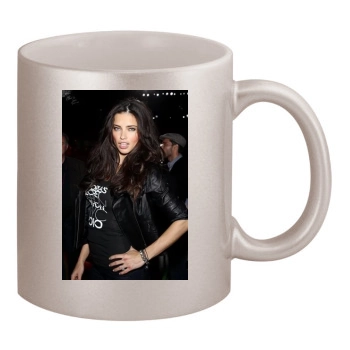 Adriana Lima 11oz Metallic Silver Mug