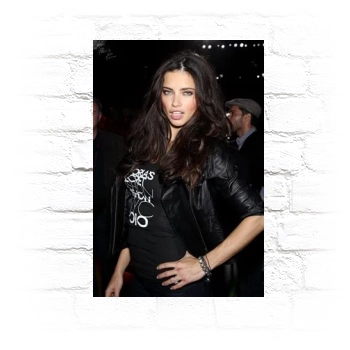 Adriana Lima Metal Wall Art