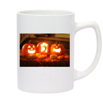 Halloween Holiday 14oz White Statesman Mug