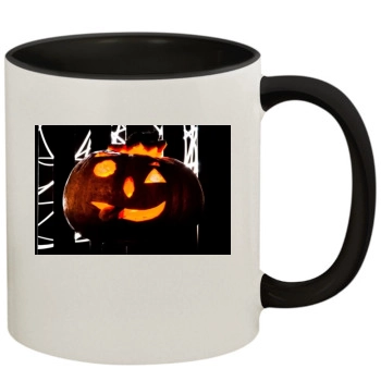 Halloween Holiday 11oz Colored Inner & Handle Mug