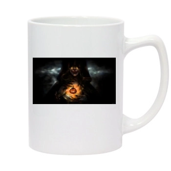 Halloween Holiday 14oz White Statesman Mug