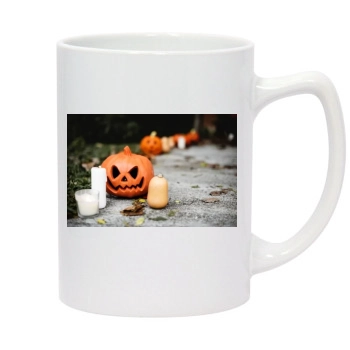 Halloween Holiday 14oz White Statesman Mug