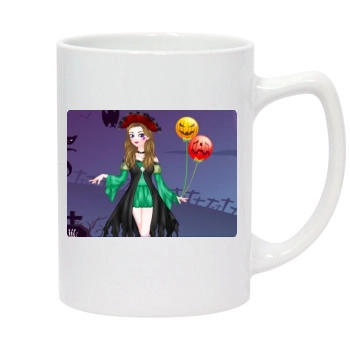 Halloween Holiday 14oz White Statesman Mug