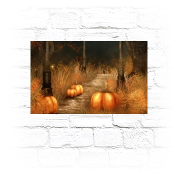 Halloween Holiday Metal Wall Art