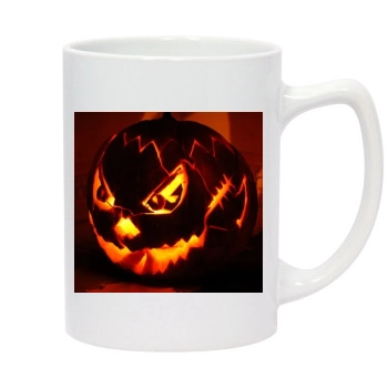 Halloween Holiday 14oz White Statesman Mug