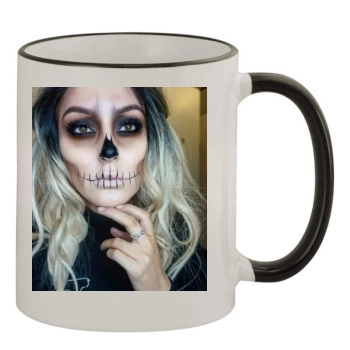 Halloween Holiday 11oz Colored Rim & Handle Mug